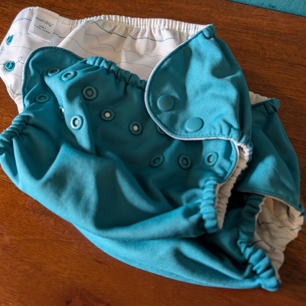 Esembly Outer Diaper Cover (Size 1) - Blue